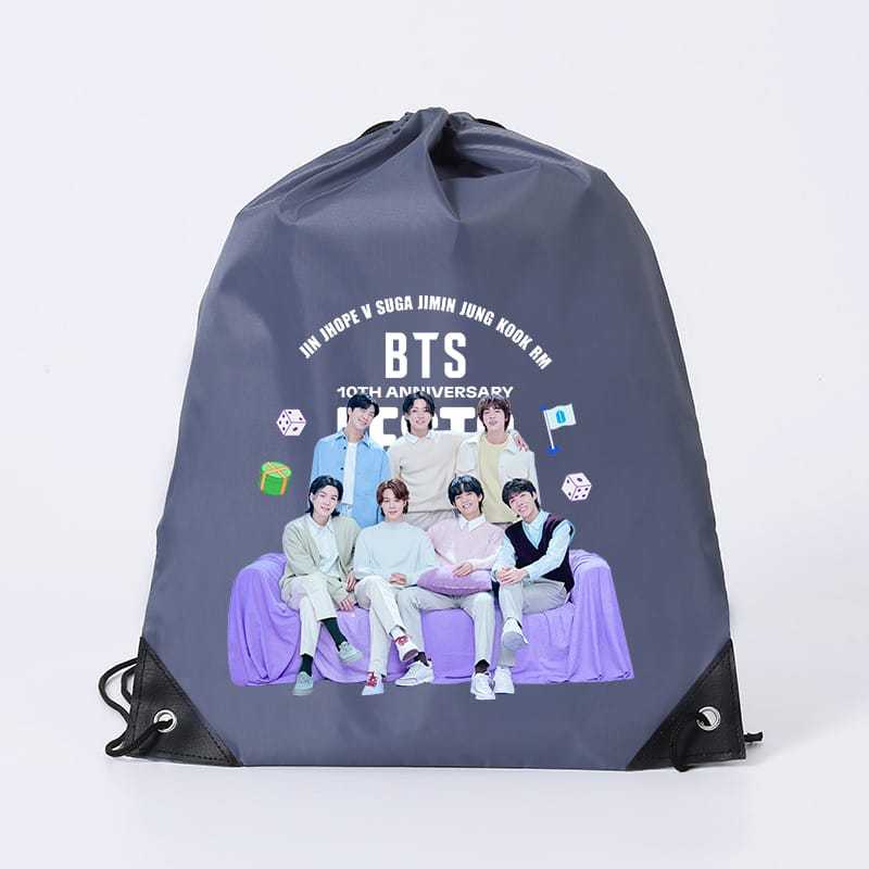 Saco mochila de costa K-POP TWICE BTS STRAY KIDS BLACK PINK