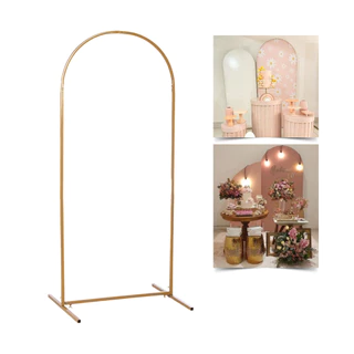 Arco Romano Decorativo Dourado Fundo Festa Casamento Anivesario Decor 1,8m Ferro