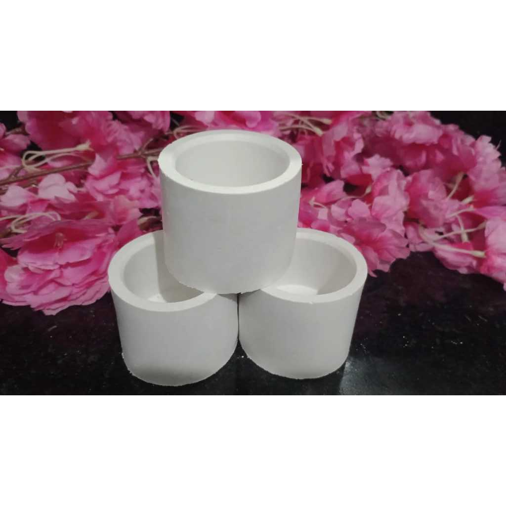30 Vasinhos de Gesso para Decoração