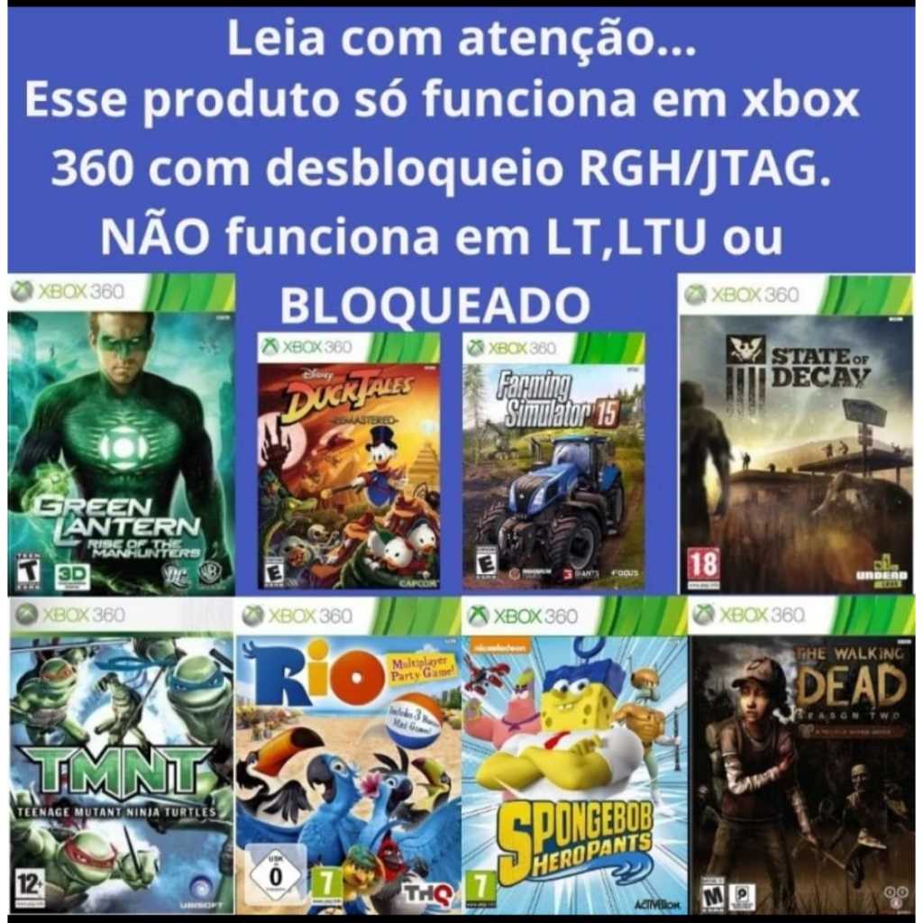 Sem CASE 250GB Xbox 360 Rgh