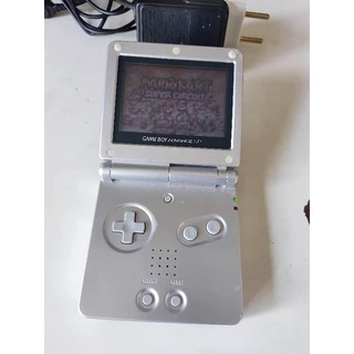 Nintendo game boy advanced GBA SP prata