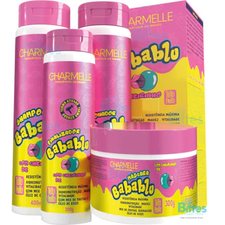 2 KIT BABABLU CHARMELLE TUTTI FRUTTI HIDRATAÇÃO CAPILAR