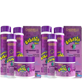KIT 2 BABABLU UVA CHARMELLE COSMÉTICOS CHEIRINHO DE UVA CABELOS HIDRATAÇÃO