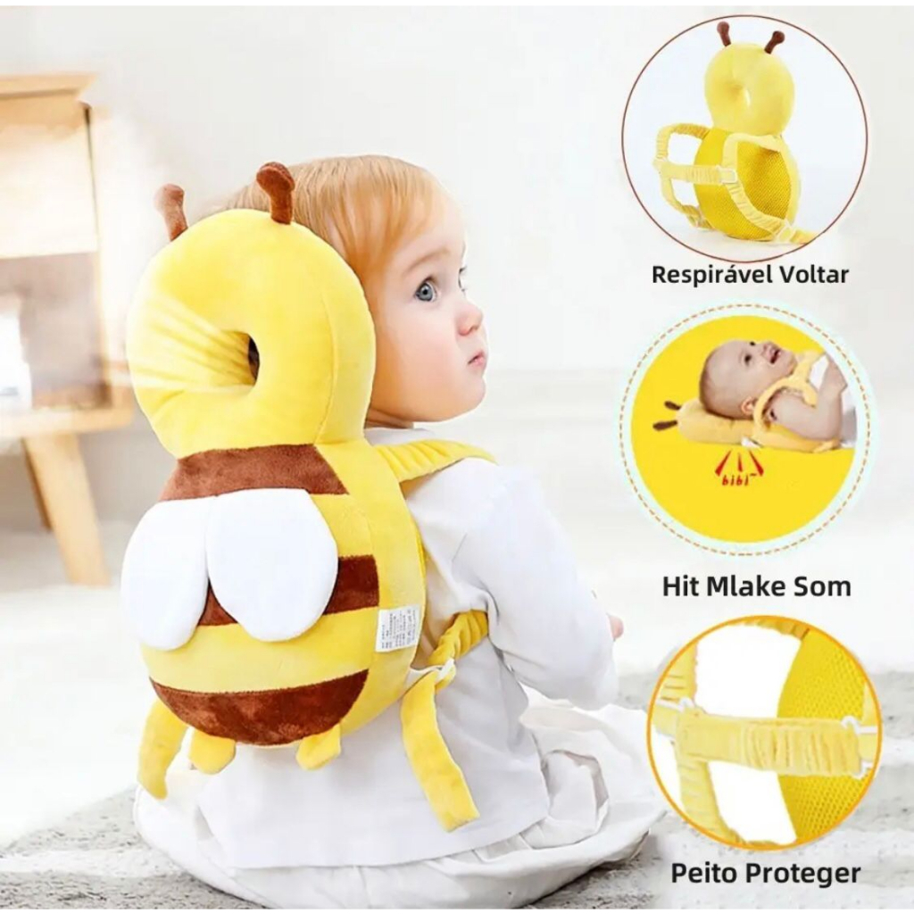 Mochila Travesseiro Protetor Cabeça Bebê, Segurança do Bebê | Shopee Brasil