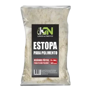 Estopa Branca para Polimento Automotivo Limpeza 200G