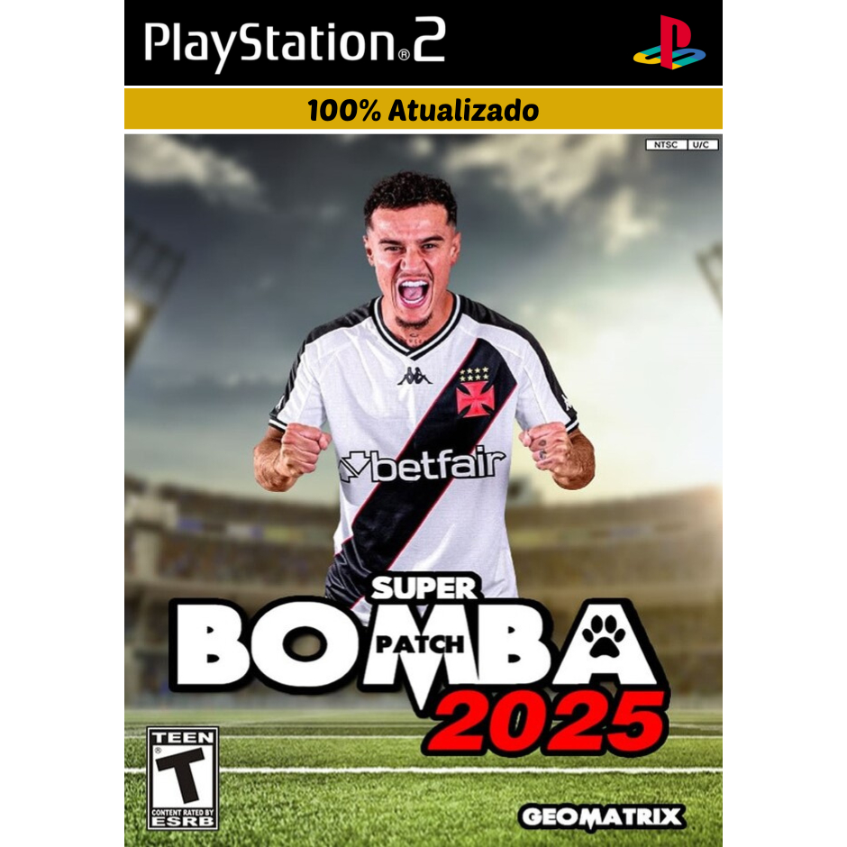 Super Futebol Bomba Patch 2025 (Julho/2024) O Mais Atualizado! - Jogo Playstation 2