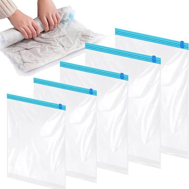 1 PCS Sacos a Vácuo Hermético Edredom Toalhas Roupas