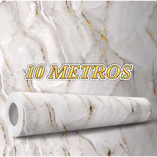 Papel de Parede 3D 10 METROS x 45CM Adesivo Autocolante para Sala, Quarto
