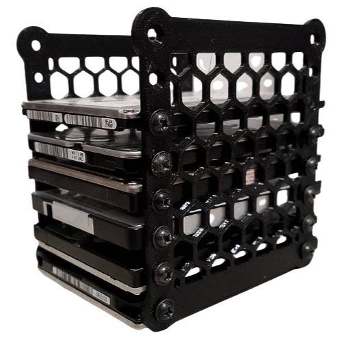 Suporte | Rack para 8 HDs/SSDs SATA de 2.5 polegadas