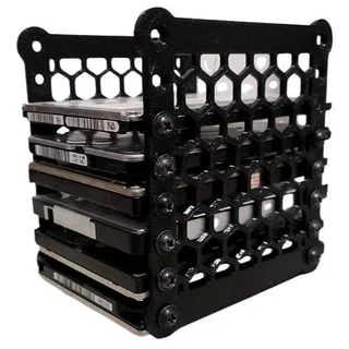 Suporte | Rack para 8 HDs/SSDs SATA de 2.5 polegadas