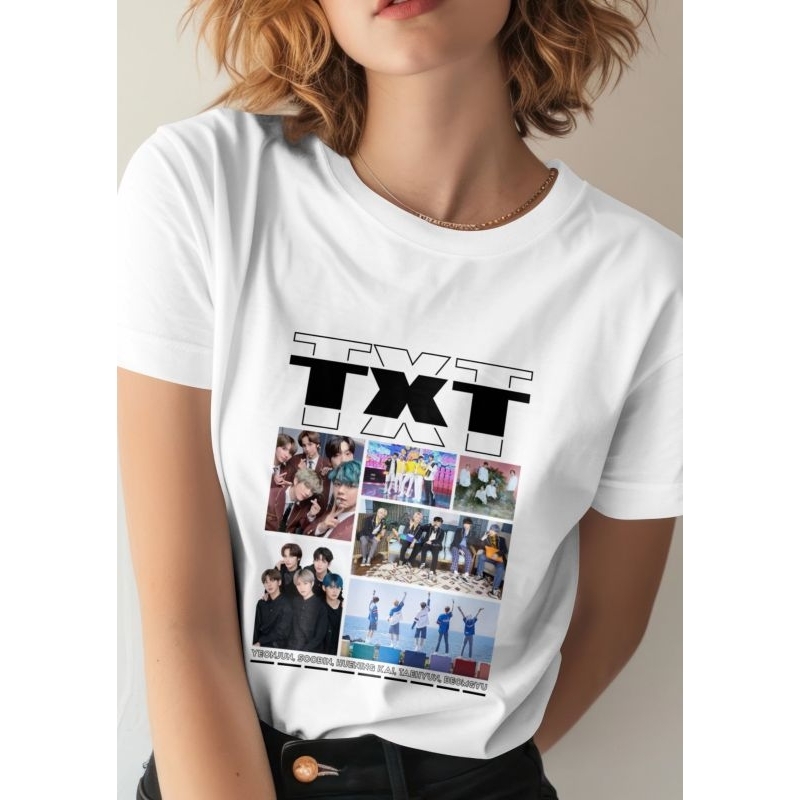 txt SHOPEE kpopmerch 50枚 Camiseta kpop TXT Unissex babylook e infantil. | Shopee Brasil