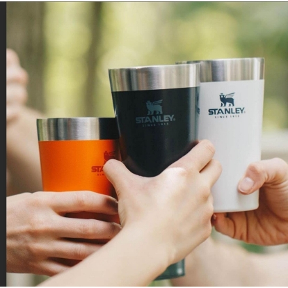 Copo Térmico stanley Inox com Tampa e Abridor De Garrafas 473ml