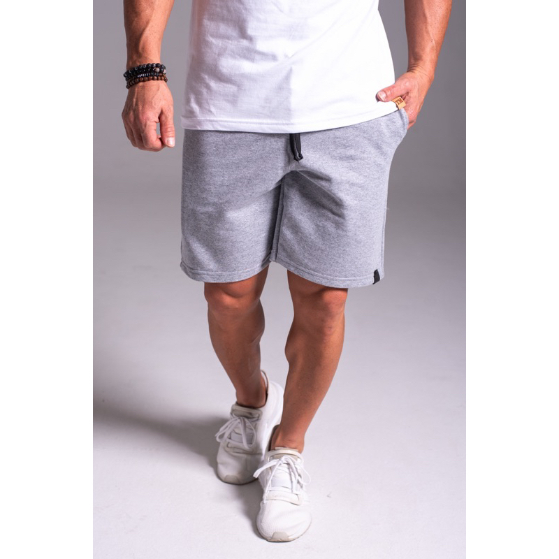 Bermuda Shorts de Moletom Masculina Com Amarração e Elástico Short Academia/Casual.