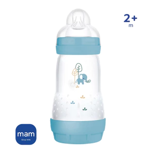 Mamadeira MAM 260ml (2+ Meses) Easy Start Bebê Menino Azul