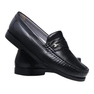 Sapato Mocassim Social Masculino Tradicional Couro Confortável