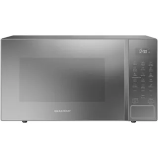 Micro-ondas 32 Litros Brastemp Menu Gourmet BMS46 Cinza Espelhado