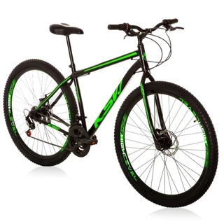 Bicicleta Aro 29 Aço Carbono KSVJ Freios A Disco 21 Vel