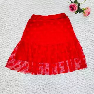 Saia REF 100033 Infantil Verão Vermelho