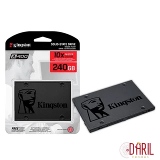 SSD Kingston A400 240GB SATA III 500MB/s Leitura, 320MB/s Gravação Alta Performance