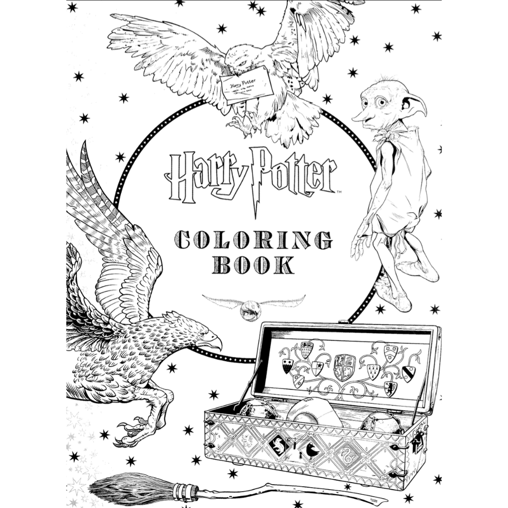 harry potter desenho para colorir