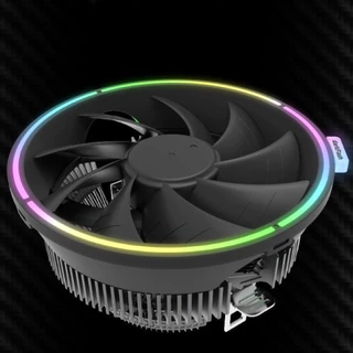 Cooler Fan Led Rgb 127mm Ventoinha Para Gabinete de Computador Cpu Gamer Intel LGA 775/115X/1366