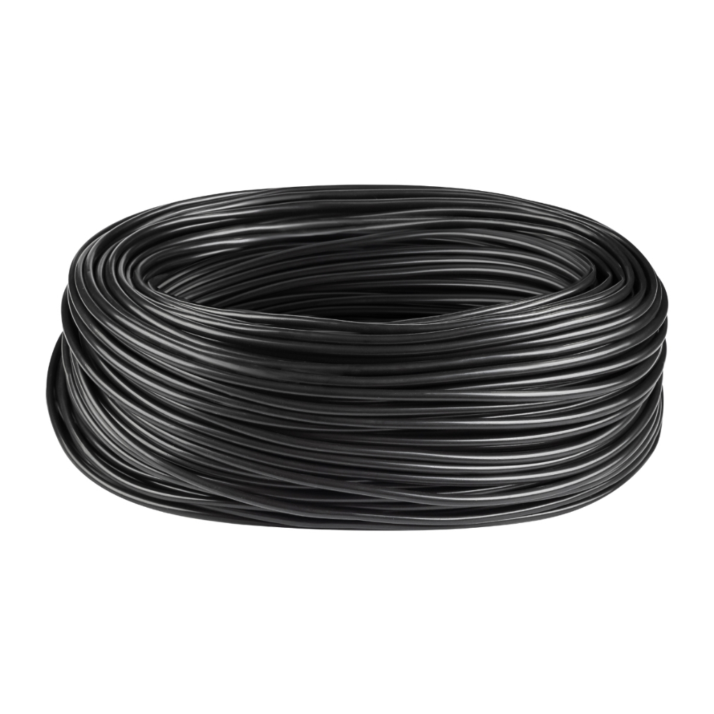 Tubo Espaguete 6mm Passador De Fio Preto Liso Pvc Rolo 100 Metros ...
