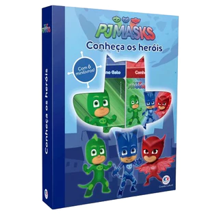 Livro - Pj Masks - Conheça os Heroís - Box com 6 mini livros