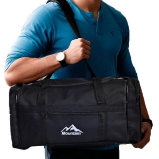 Bolsa Unissex M para Dia a Dia Viagem Academia Trabalho Média Mala 25L Reforçada com Alça