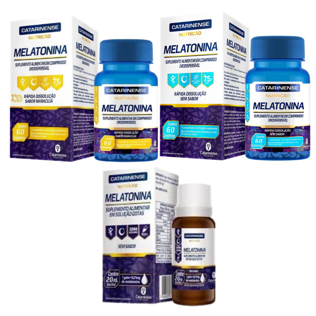 Melatonina Catarinense Comprimidos e Liquida | Shopee Brasil