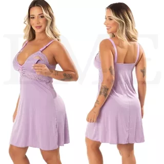 PROMOCAO Camisola de Amamentação com Renda e Acesso Fácil pós-parto