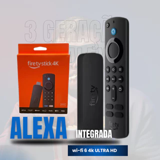 Novo Fire stike 3°GERAÇÃO wifi 6 BLUETHOO geração 4K HDR Dolby atmos amazon stike 1080 ultra 4k QUAD CORE com alexa integrado