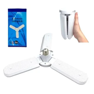 Lâmpada Led 45w Pétalas Dobrável Ajustável Forte 3 Folhas Cor Da Luz Branco-frio 110v/220v