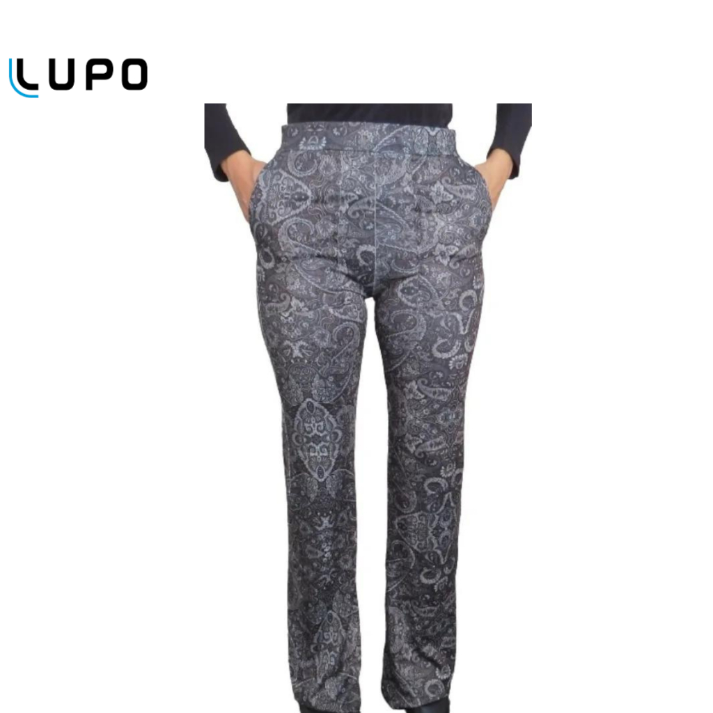 calça estampada calÃ§a lupo feminina flare