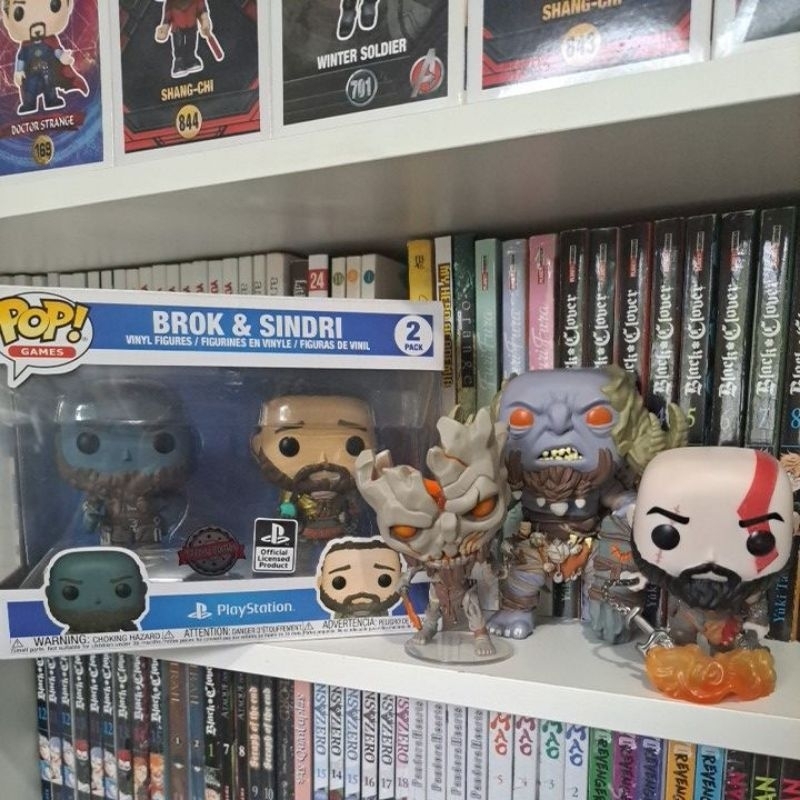 Funko Pop! God of War Brok and Sindri 2 Pack Exclusive Figure Bundle