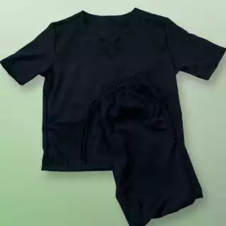 conj pijama hospitalar scrub masculino manga curta