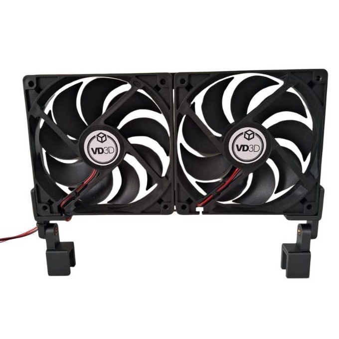 Cooler Duplo 120mmx120mm + Suporte para Aquário