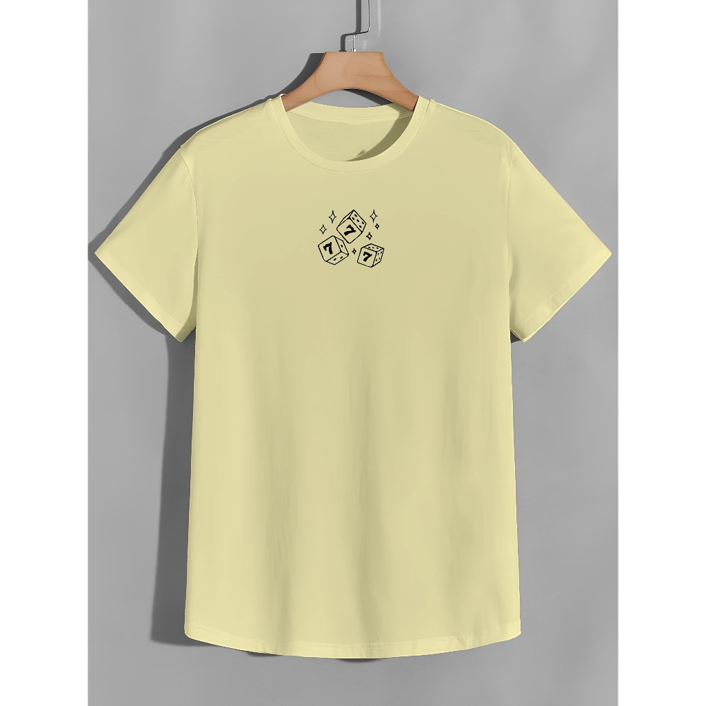 Camiseta Dado 777 Unissex streetwar Promoção 100% Algodão 12 Cores