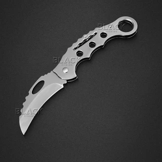 Canivete Pequeno De Bolso Dobravel Mini Aço Inox Cromado C/Abridor e Tira Prego