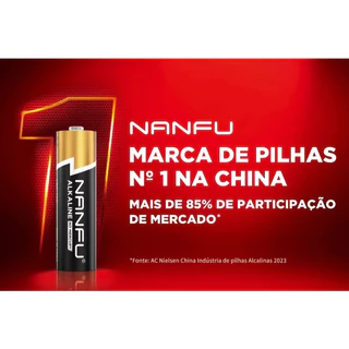 Pilhas e Baterias Nanfu 9V/C/D/AA/AAA