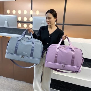 Bolsa Mala Para Viagem Academia Multifuncional De Grande Capacidade De Camada Dupla