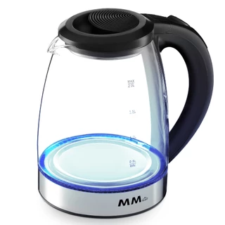 Chaleira Elétrica 2 L Para Aquecer Vidro Resistente Base 360