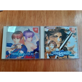Soulcalibur + Dead or Alive 2 originais para Dreamcast