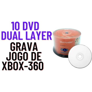 Dvd-r 8.5gb Dual Layer Multilaser 240min 1-8x Kit 10 Unid