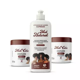 2 Mel Cola Trihair - 500g + Ativador Mel Natural