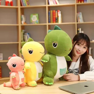Pelúcia de Dinossauro 35 cm Super Fofo Macio Premium Presente