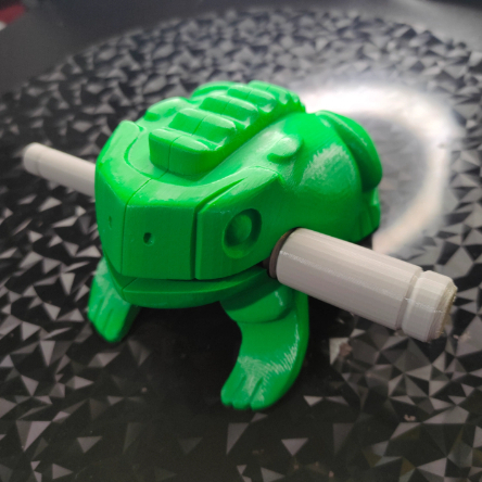 Sapo de Percussão em Impressão 3D