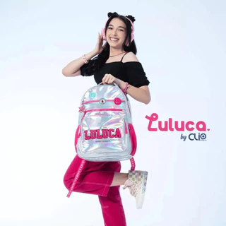 Mochila De Costas Escolar Luluca Youtuber Menina Holográfica