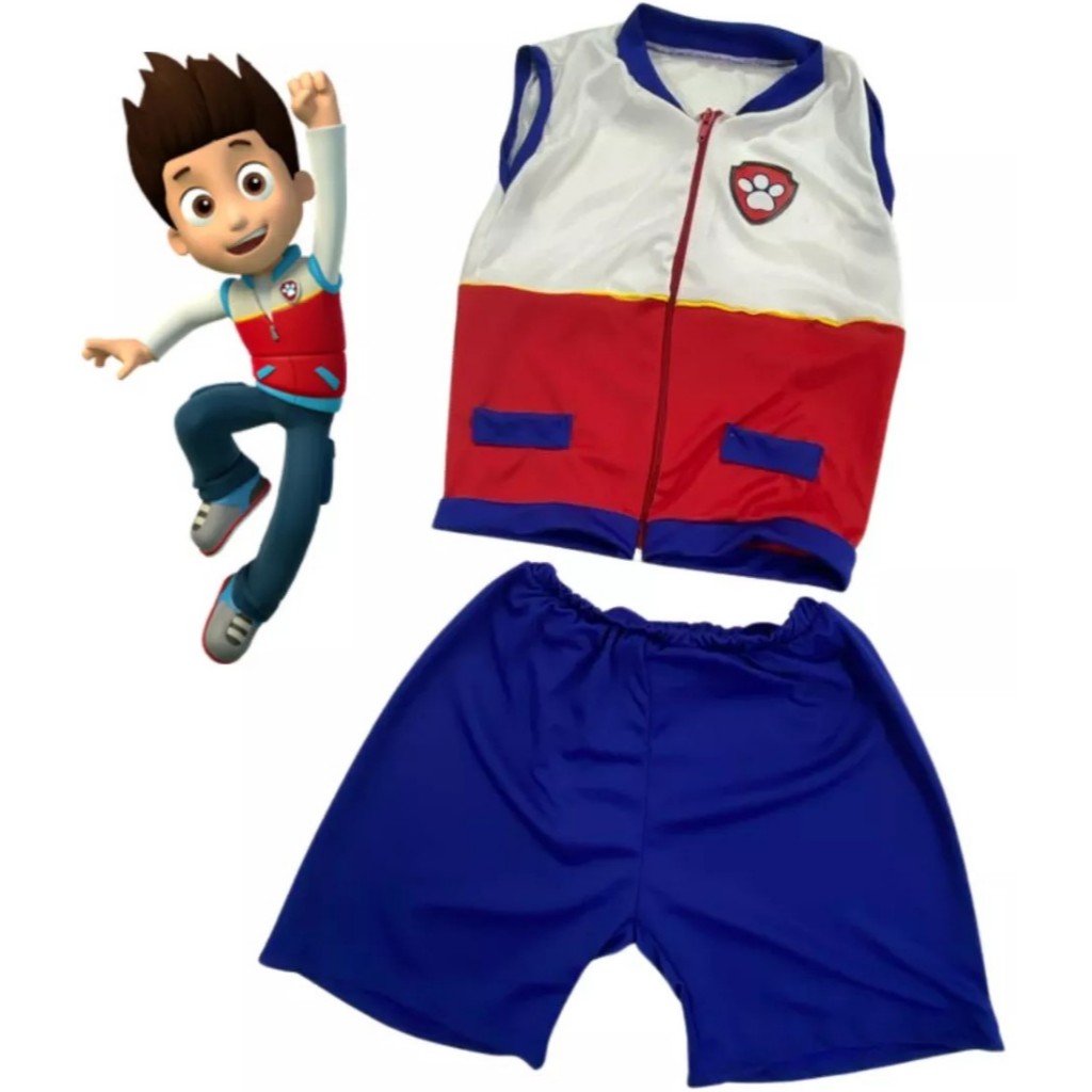 Fantasia infantil patrulha canina escolha seu personagem | Shopee Brasil