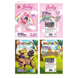 Maleta De Pintura Infantil Estojo 68 Cores / Papelaria Infantil, Estojo, Cores, Pintura