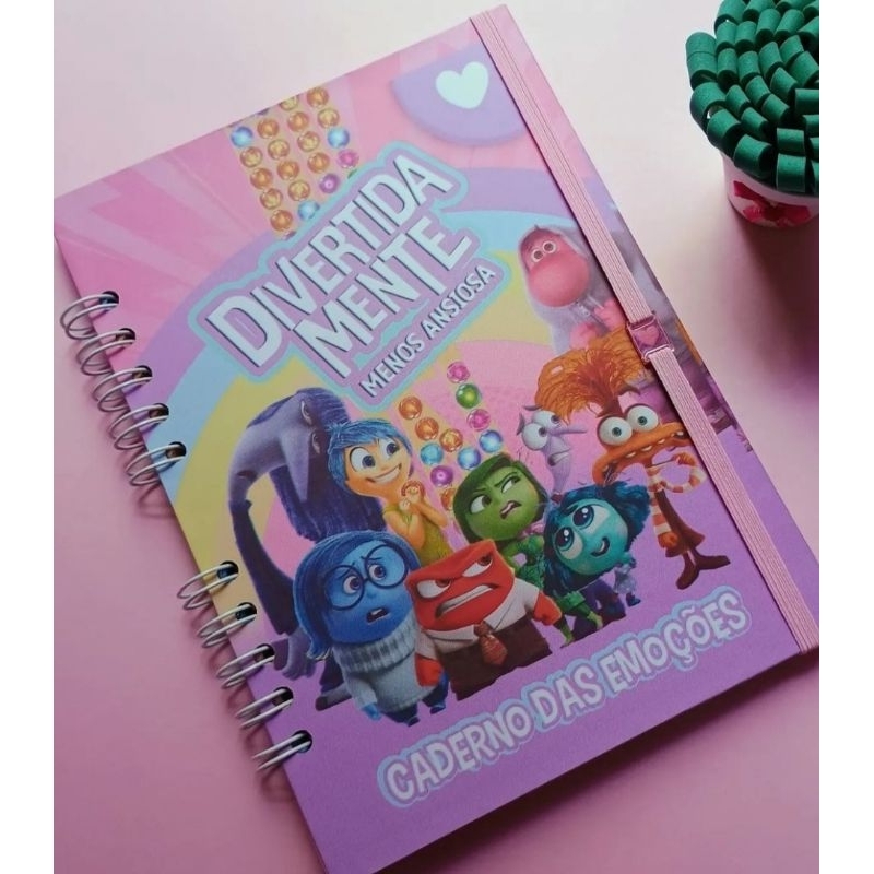 Caderno das Emoções| Divertida Mente 2 | Shopee Brasil